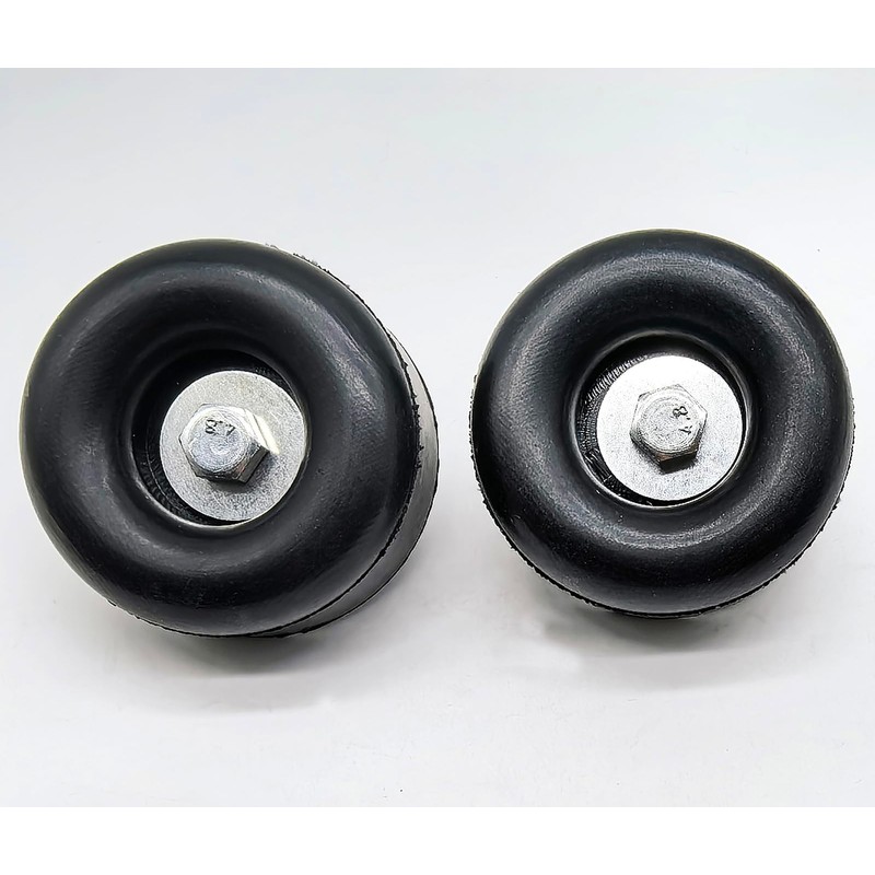 2 Packs Extreme Heavy Duty Anti-Vibration Rubber Foot Pads for