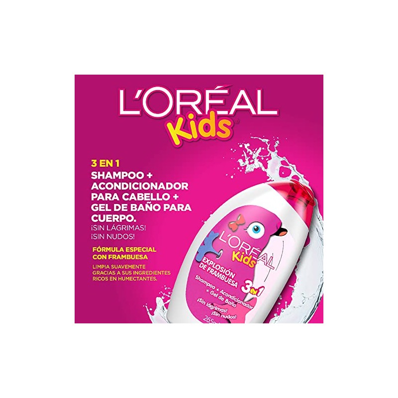 L'Oreal Paris, Shampoo 3 En 1 Para Niños De Todo
