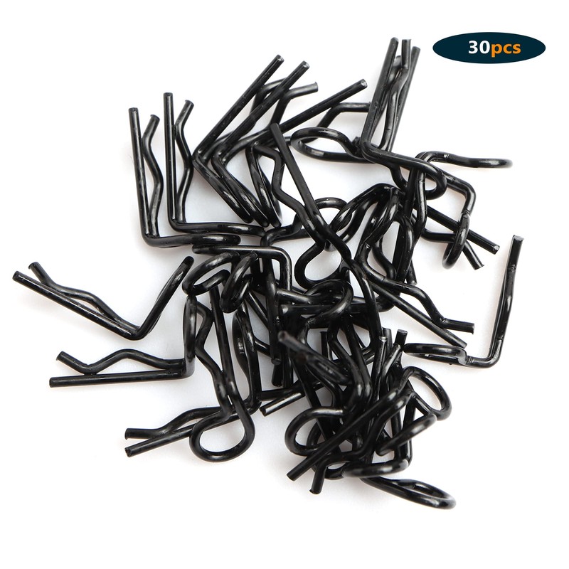 GDOOL 30-Pack 90-Degree Angle 1mm Body Clips Bent Springy Pins