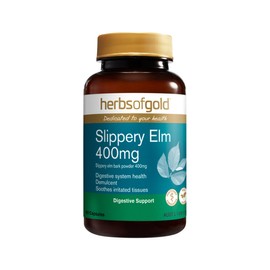 Herbs of Gold Slippery Elm 400mg 60 Capsules
