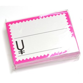 Takajirushi Card Pink Frame 16-4269 Small, Pack of 50