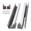 PHWALK 20 Inch Soft Close Undermount (Bottom Mount) Drawer Slides,