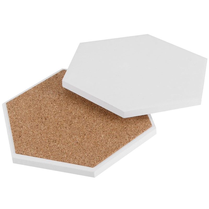 JOIKIT 30 Pack 4 Inch Ceramic Tiles for Crafts Coasters,