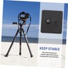 TEHAUX 2pcs Tripod Mount Adapter with Quick Release Plate Skid