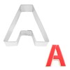 R&M Letter a 3" Cookie Cutter Stainless Steel - Baking