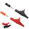 Greluma Pack of 2 High Performance Crocodile Clips, Fully Insulated,