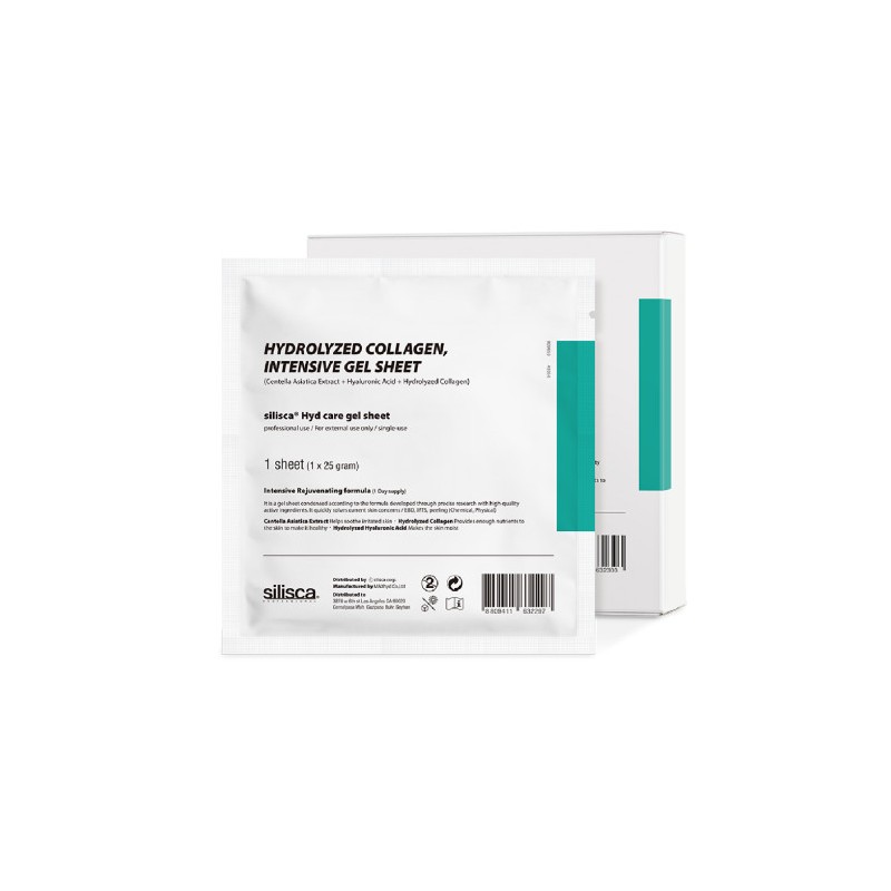 Silisca Heidicare Gel Sheet 25g Sensitive Skin Soothing Cooling Collagen