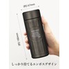 CBJAPAN QAHWA Water Bottle, Graphite Gray, 14.2 fl oz (420