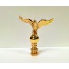 Lamp Finial-EAGLE ON ORB-Polished Brass Finish, Highly detailed metal casting