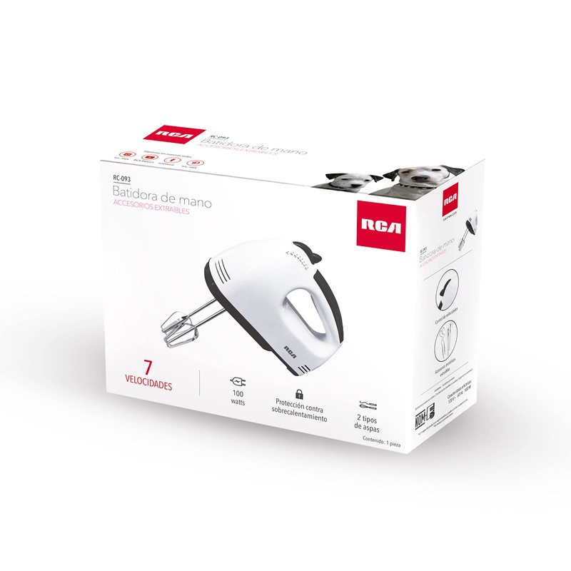 RCA Batidora de Mano 7 Velocidades RC-093