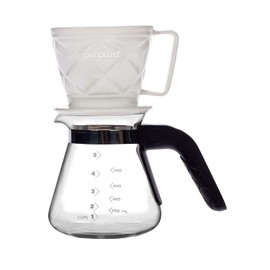 Prepara Coffee Pour Over, 5 Cup, White
