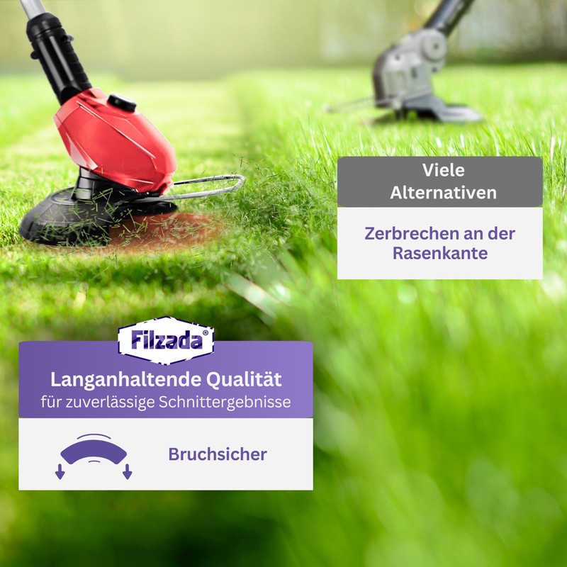 Filzada ® 50 x Grass Trimmer Blades Suitable for Gardena