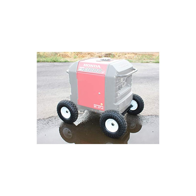 All Terrain Wheel Kit - fits Honda EU3000is Generator, Solid