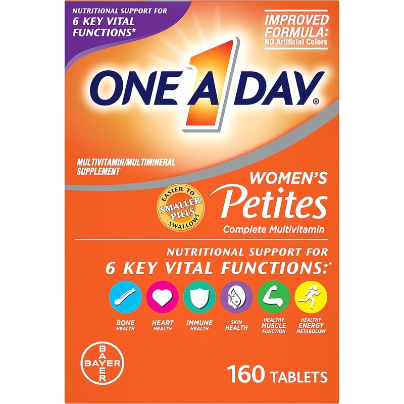 One-A-Day Women's Petites Complete Multivitamin, 160-Count