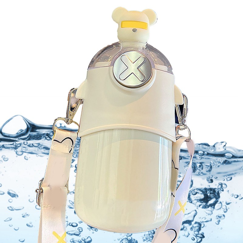 Kids Insulated Bottle with Straw 316 Stainless Steel Portable for