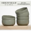 Sheffield Home Large Stoneware Cereal Bowls - Set of 6,