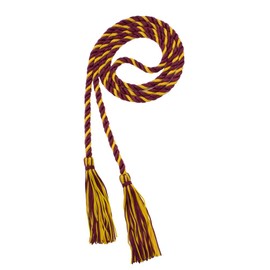 Tassel Depot Graduation Honor Cord - Maroon/Gold - Every School Color Available - Made in USA
