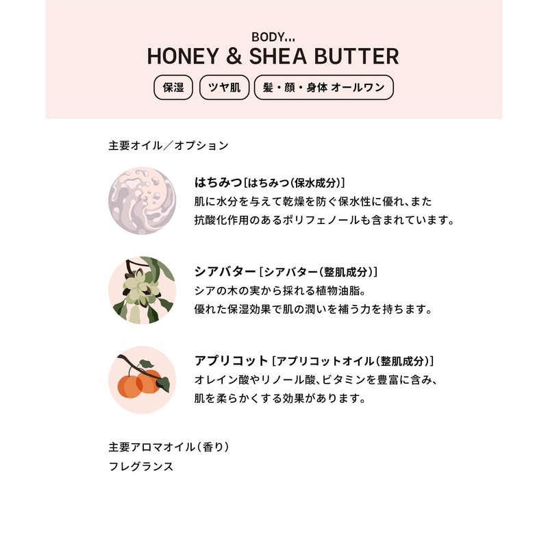 THE COLD PROCESS Body Honey & Shea Butter, HONEY &