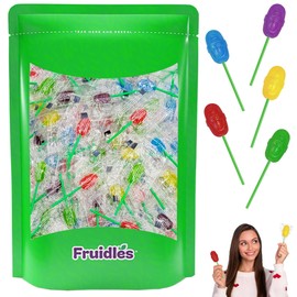 Lollipops Suckers, Sugar-Free, Pediatric Rainbow, Tooty Fruity Flavor, Kosher Certified Parve, Individually Wrapped (2 Pounds)