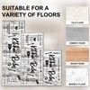 Tritard 100% Non Slip 3 Piece Kitchen Rugs Set with