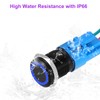 DMiotech 2 Pcs 16mm / 5/8" Push Button Switch, IP66