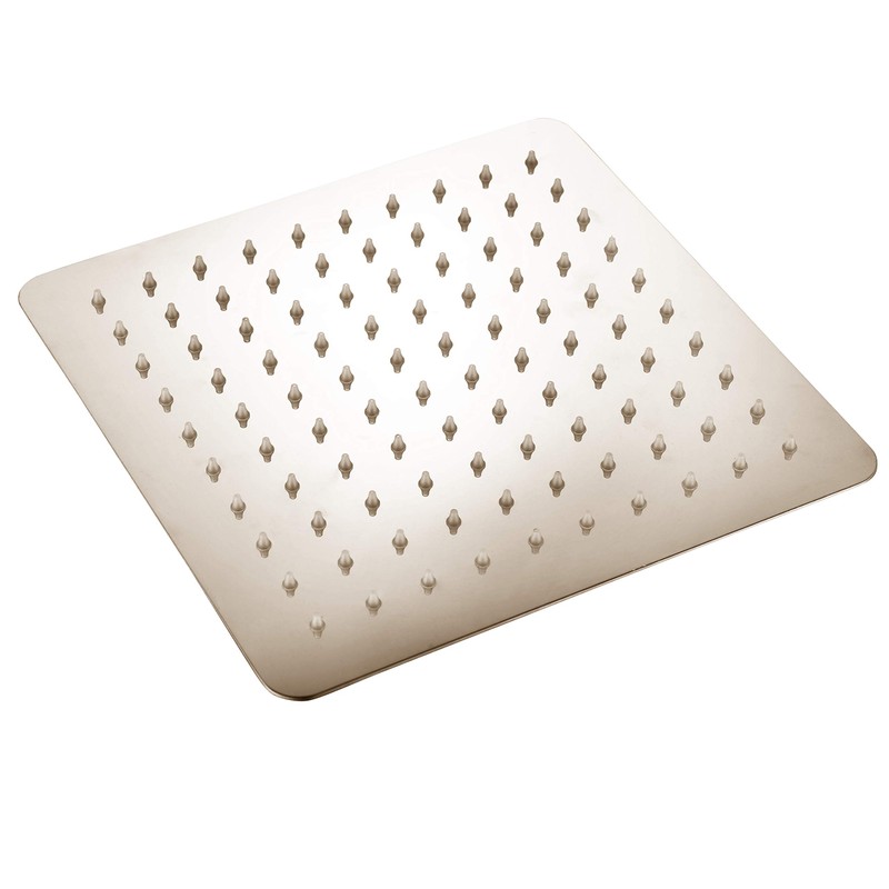 HotelSpa Giant 10" Stainless Steel Rainfall Square Showerhead with 11