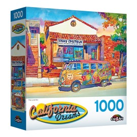 RoseArt - California Dreams - Love Bus - 1000 Piece Jigsaw Puzzle for Adults