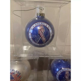 christmas bulb ornamets patriotic
