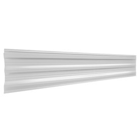 RecPro Mesa Metal Aluminum RV & Trailer Siding 8" x 72" | S Lock Design | Resists Corrosion & Cracking | Lightweight (1, Crystal White)