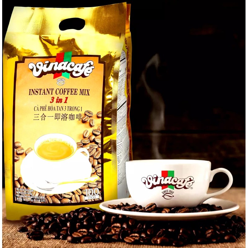 Vinacafe 3-In-1 Instant Coffee Mix 100 Sticks x 18g~ US