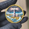 Lighthouse Sobriety Chip - 'Love The Light' Medallion for Guidance
