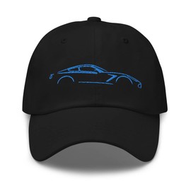 JG Infinite Blue Sports Car C7 Outline 7th Generation Corvette Owner Dad hat