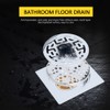 Stainless Steel Chrome Plated Floor Drain Anti Odor Insect Resistant