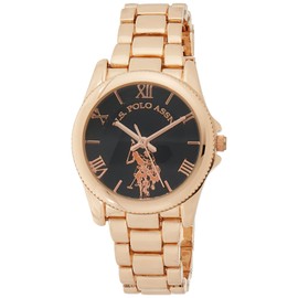 U.S. Polo Assn. Women's USC40135 Analog Display Analog Quartz Gold Watch