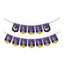 Indigo and gold Eid Mubarak decor/blue and Gold Banner Ramadan