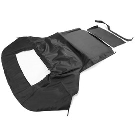 KUAFU Convertible Soft Top Compatible with 1983-1993 Ford Mustang Sailcloth Vinyl Soft Top & Plastic Window