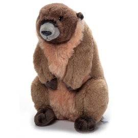 The Petting Zoo Marmot Stuffed Animal Plushie, Gifts for Kids, Wild Onez Animals, Marmot Plush Toy, 12 inches