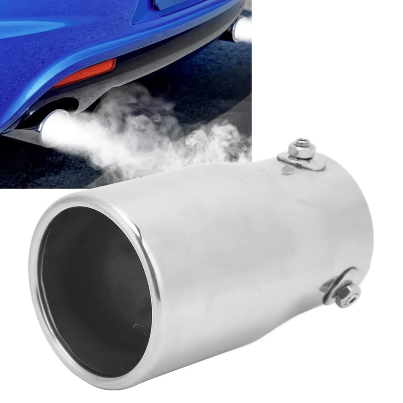 Exhaust Tailpipe, 76 x 89 mm, Automotive Exhaust Tailpipe, Stainless