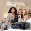 AK55 Stereo Home Audio Amplifier with 5.0 Bluetooth Receiver, Max