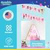 Gracie's Corner Pink & Gold Birthday Banner Decorations, 9 Feet