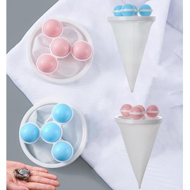 4-Pack Pet Hair Catcher Bags for Washing Machine - Durable Lint Filter Bag Set - Keep Clothes Hair-Free - Easy Laundry Cleanup