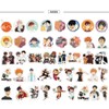 Anime Haikyuu Stickers 100pcs Waterproof Vinyl Stickers for Kids Teens