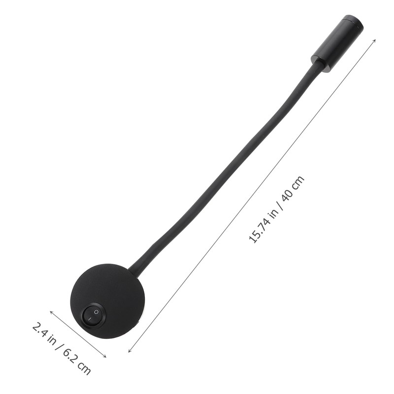 Luz de lectura LED de 3W de LEDMOMO, lámpara de