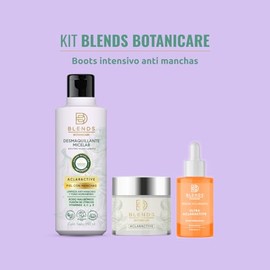 Kit Blends Botanicare Boost Intensivo Rutina Facial Anti Manchas - Desmaquillante Micelar  Crema Aclarante  Srum                                      