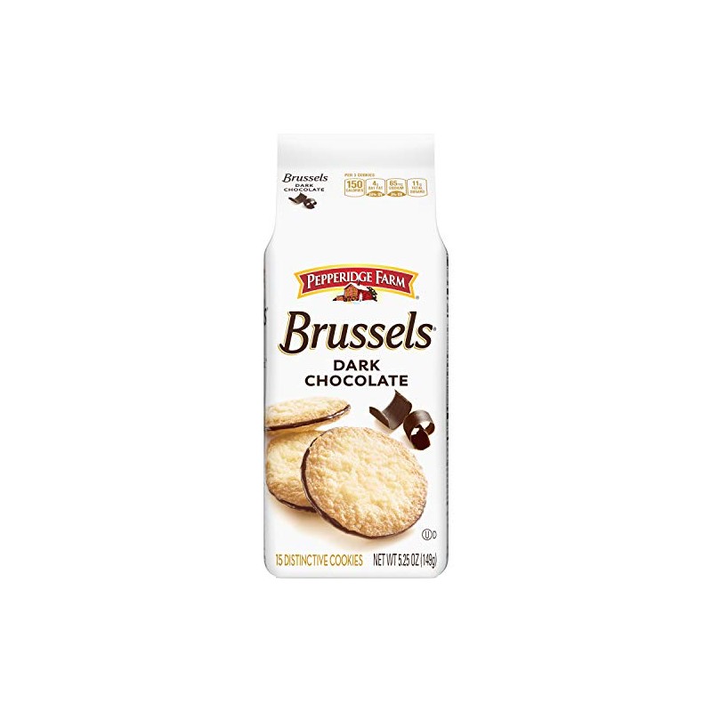 Pepperidge Farm Brussels Distinctive Cookies 5.25 oz (Pack of 6)
