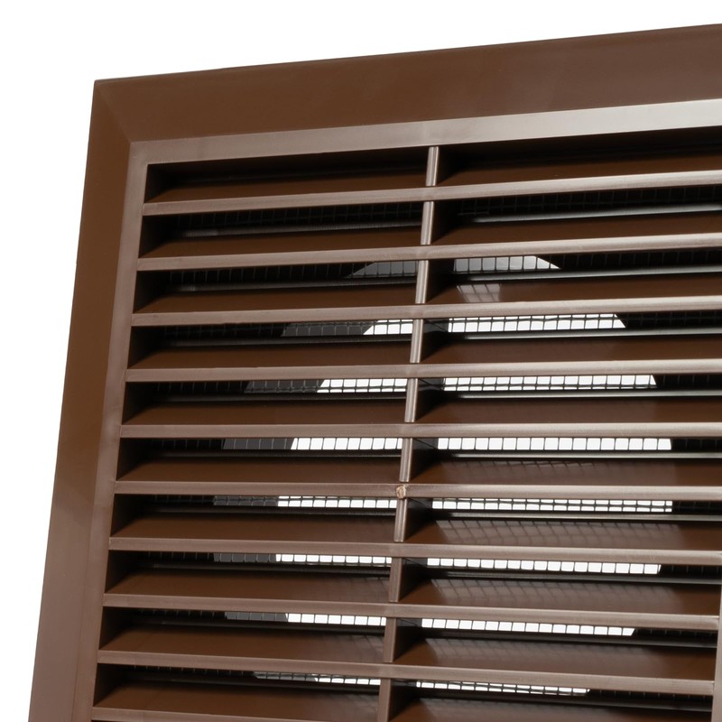 ECOPRO VENT Brown 4" Inch Ventilation Grille - Inside/Outside use