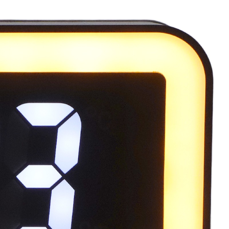 Wireless Charging Alarm Clock USB Reverse Charging LED Large Screen