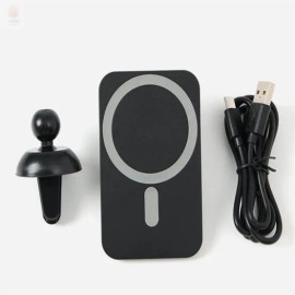 육프로컬렉션 차량용 고속무선충전기 블랙 송풍구휴대폰거치대 차량용무선충전기송풍구형 Yukpro Collection Car High-Speed Wireless Charger Black Air Vent Phone Holder Car Wireless Charging Air Vent Type