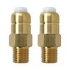 GRABOTE 2X 678169004 1/4 Inch Brass Pressure Washers Replacement Thermal