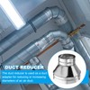 PATIKIL 10 Inch to 6 Inch Round Duct Reducer Increaser